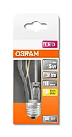 LED Classic A 15 1,5W 2700K klar E27