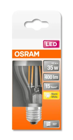 LED Classic A mirror 35 4W 2700K E27