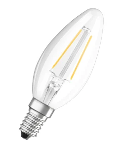 LED Classic B 25 2,5W 2700K klar E14