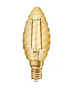 LED Classic BW 22 gold 2,5W 2400K E14