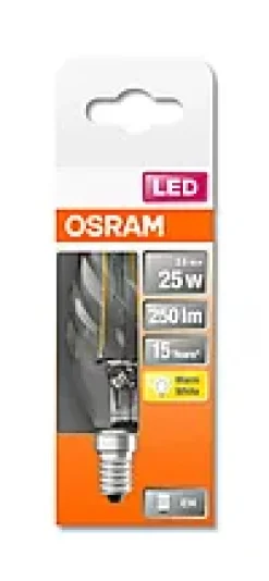 LED Classic BW 25 2,5W 2700K klar E14