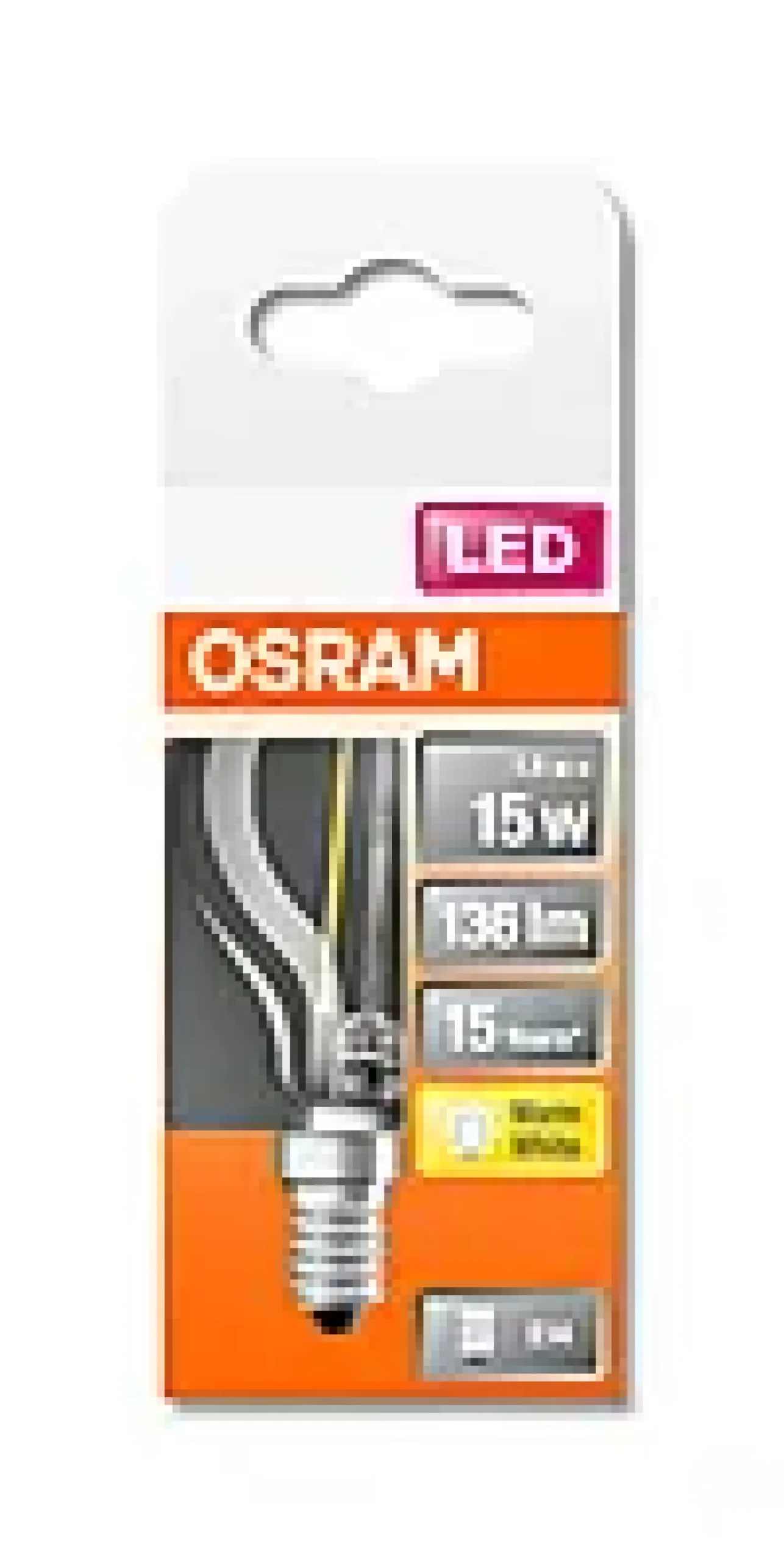 LED Classic P 15 1.5W 2700K klar E14