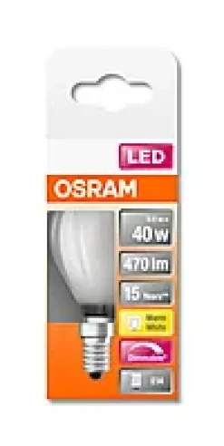 LED Classic P 40 5W 2700K matt dim E14