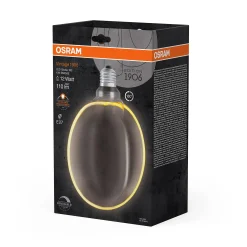 Led Dekorasjonspære E27 Ø183 12 110lm Smoke Dim Ekstra Varm
