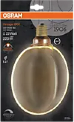 Led Dekorasjonspære E27 Ø183 22 220lm Gold Dim Ekstra Varm