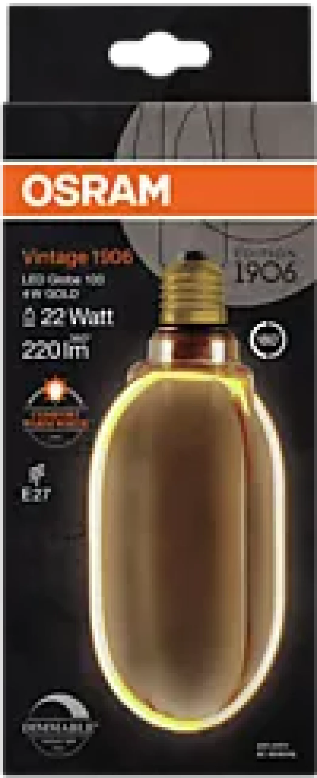 Led Dekorasjonspære E27 Ø100 22 220lm Gold Dim Ekstra Varm