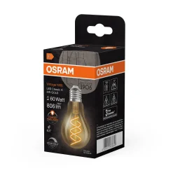Led Dekorasjonspære E27 A60 806lm Gold Dimbar Varmere Lys