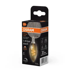 Led Dekorasjonspære E14 B28 300lm Gold Dimbar Varmere Lys