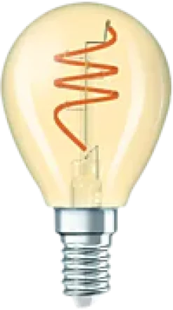 Led Dekorasjonspære E14 Clp40 470lm Gold Dimbar Varmere Lys