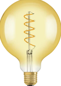 Led Dekorasjonspære E27 G125 28 300lm Gold Dim Varmere Lys