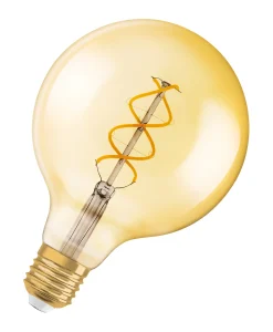 Led Dekorasjonspære E27 G125 28 300lm Gold Dim Varmere Lys