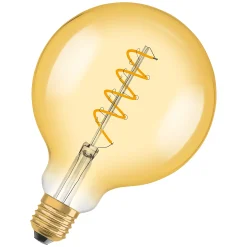 Led Dekorasjonspære E27 G125 28 300lm Gold Dim Varmere Lys