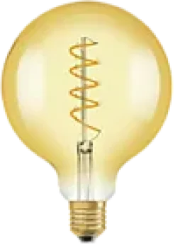 Led Dekorasjonspære E27 G125 28 300lm Gold Dim Varmere Lys