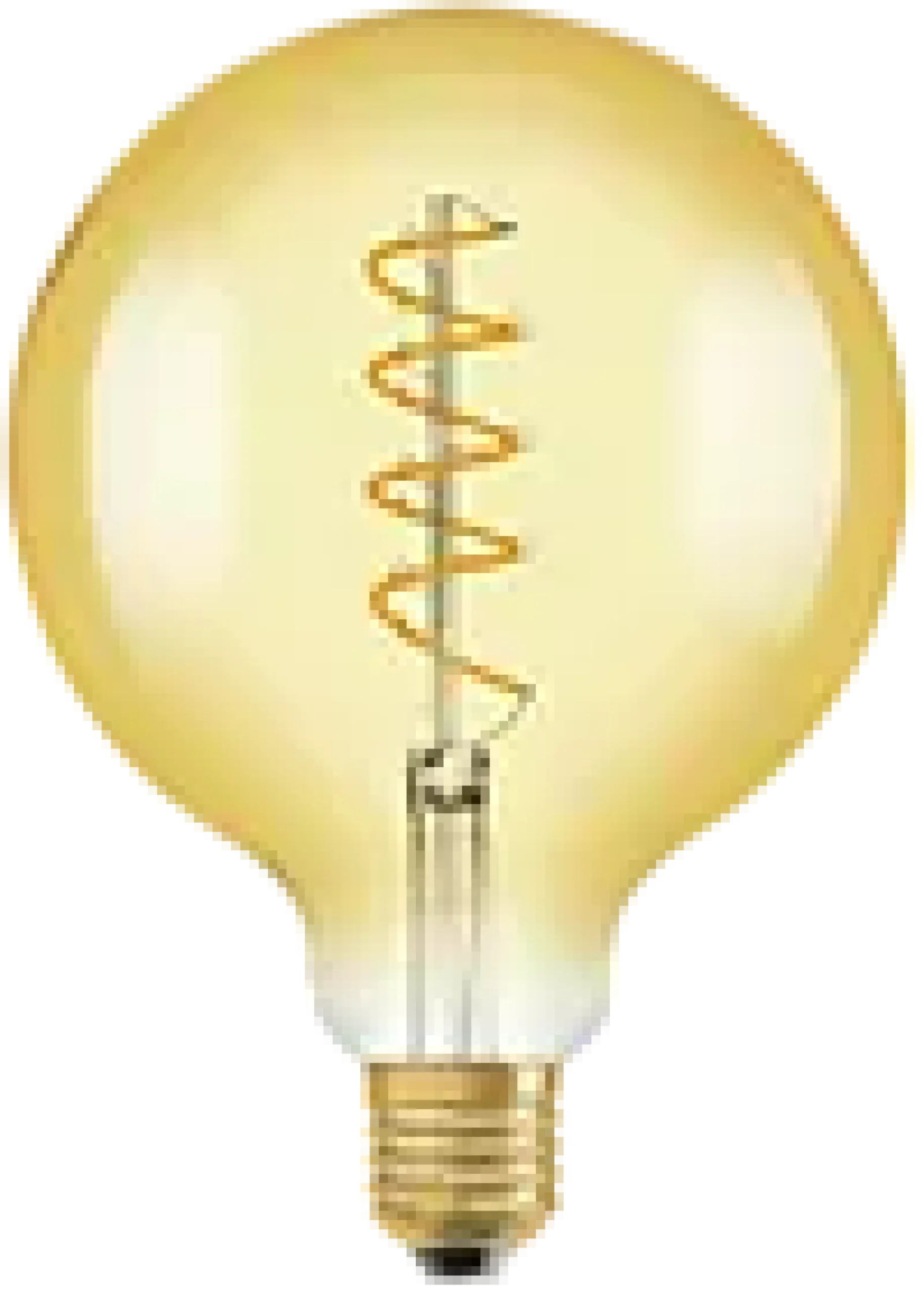 Led Dekorasjonspære E27 G125 28 300lm Gold Dim Varmere Lys