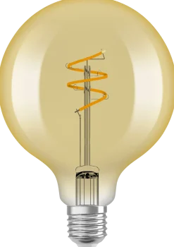 Led Dekorasjonspære E27 G95 40 470lm Gold Dim Varmere Lys