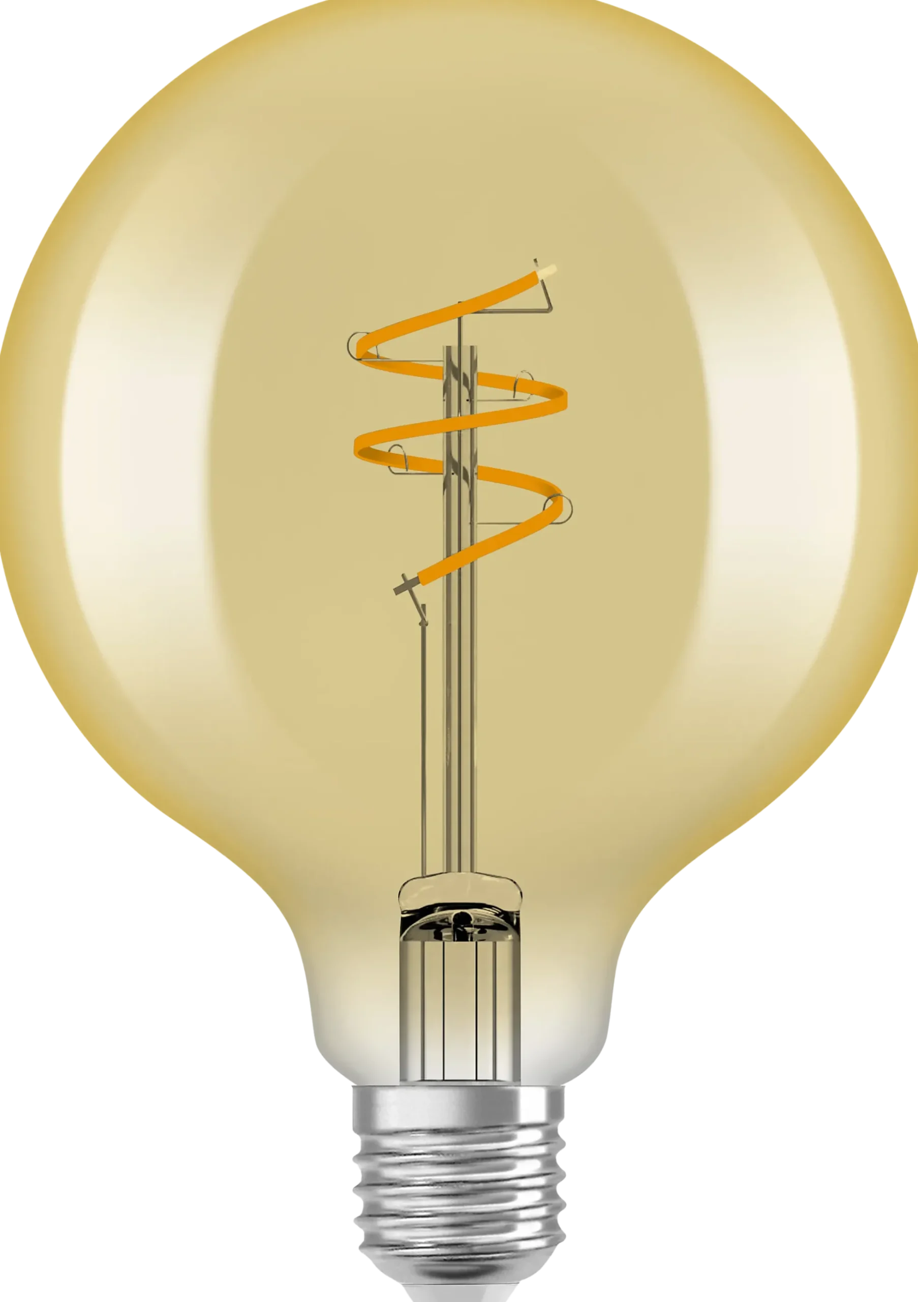 Led Dekorasjonspære E27 G95 40 470lm Gold Dim Varmere Lys