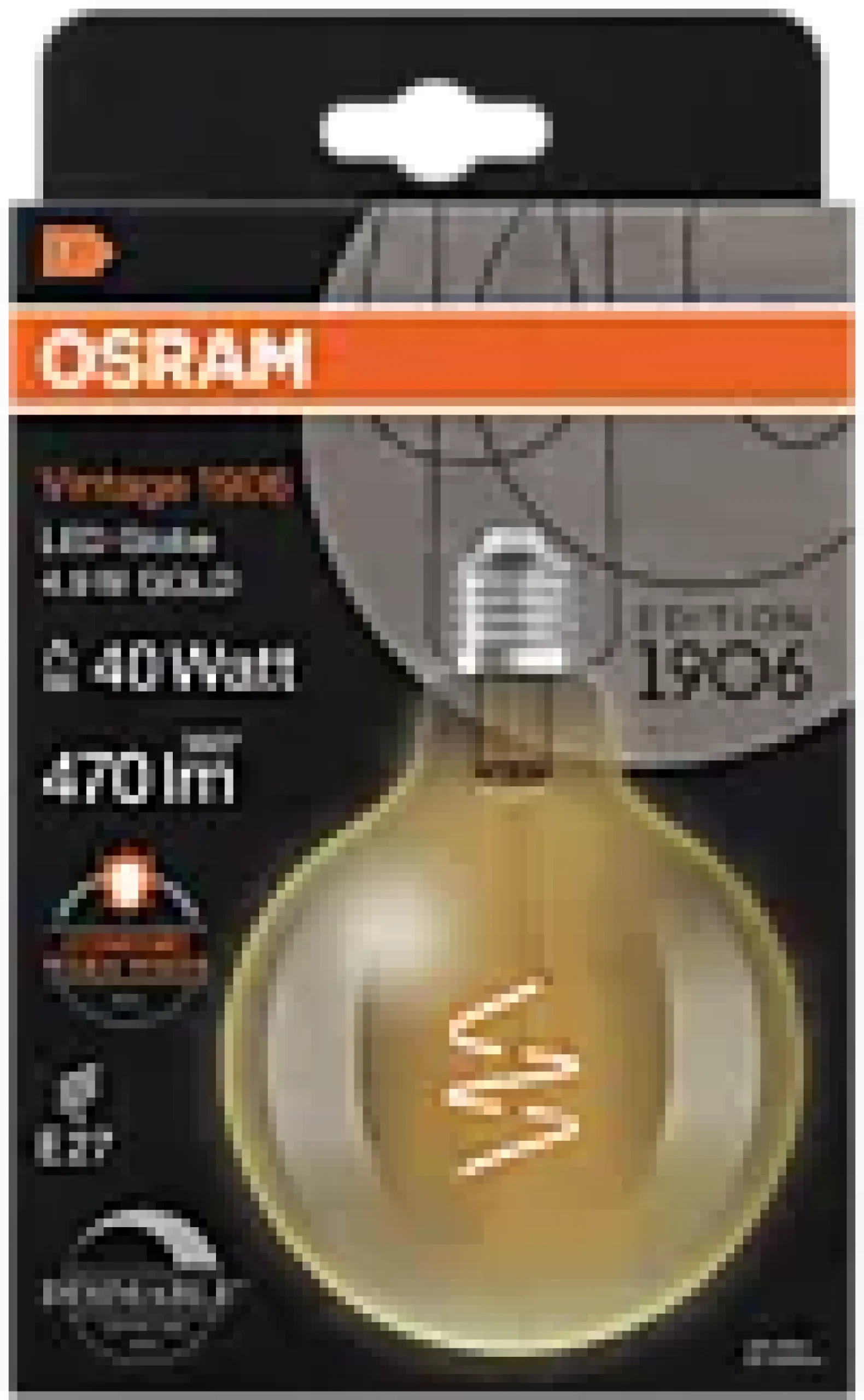 Led Dekorasjonspære E27 G95 40 470lm Gold Dim Varmere Lys