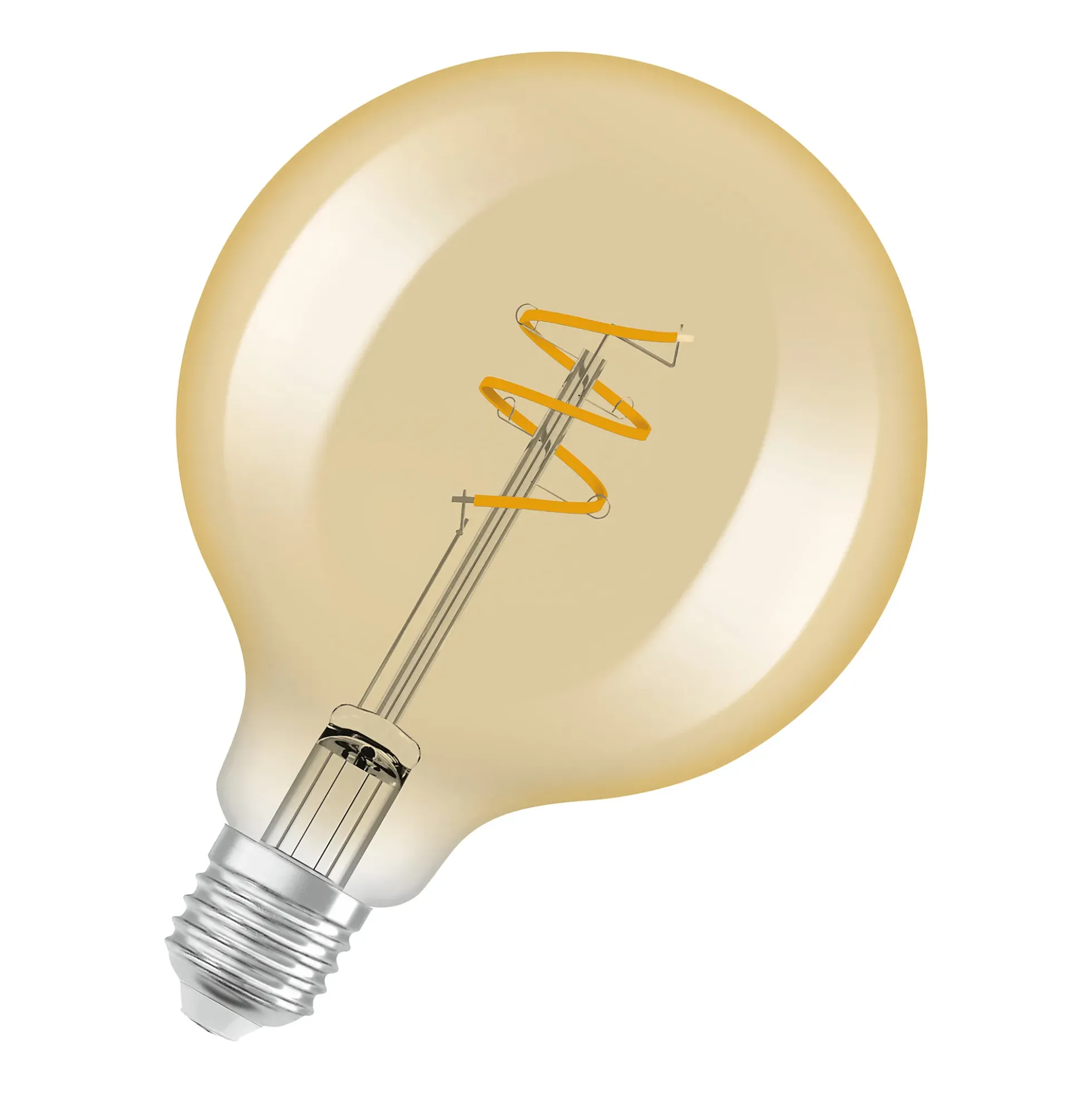 Led Dekorasjonspære E27 G95 40 470lm Gold Dim Varmere Lys