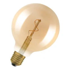 Led Dekorasjonspære E27 G95 30lm Gold Varmere Lys