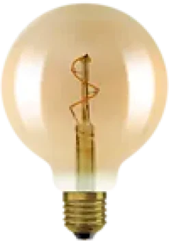 Led Dekorasjonspære E27 G95 30lm Gold Varmere Lys