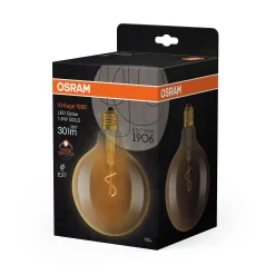Led Dekorasjonspære E27 G125 30lm Gold Varmere Lys