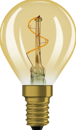 Led Dekorasjonspære E14 30lm Gold Varmere Lys