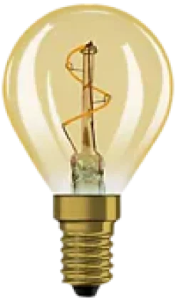 Led Dekorasjonspære E14 30lm Gold Varmere Lys