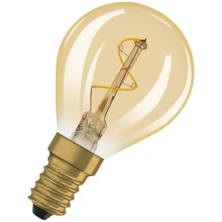 Led Dekorasjonspære E14 30lm Gold Varmere Lys