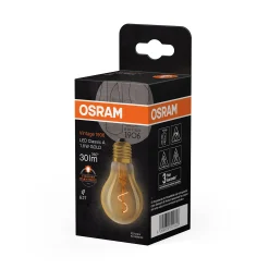 Led Dekorasjonspære E27 30lm Gold Varmere Lys