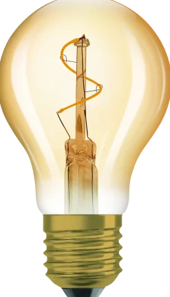 Led Dekorasjonspære E27 30lm Gold Varmere Lys