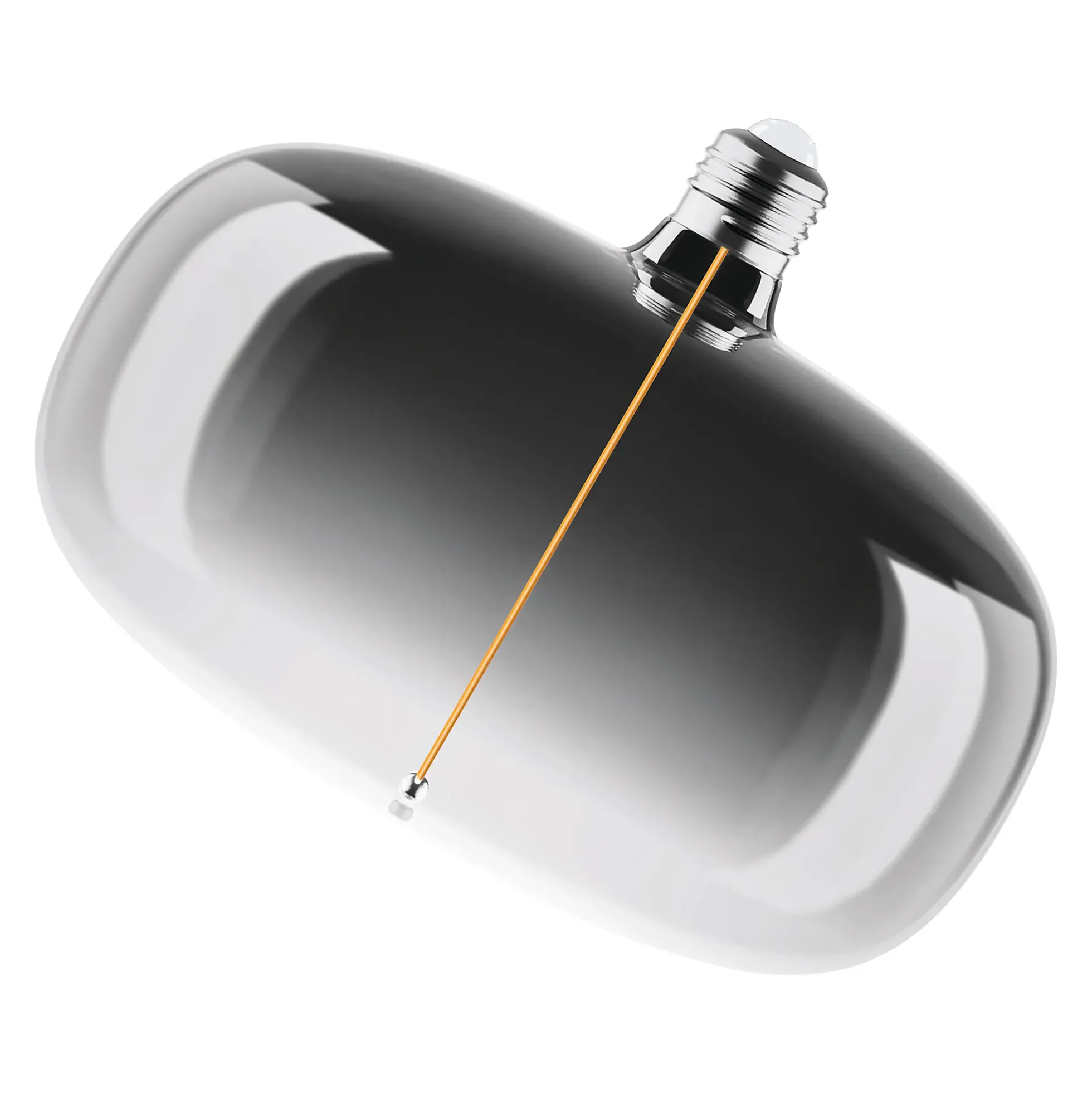 Led Dekorasjonspære E27 O215 60lm Smoke Dimbar Ekstra Varm