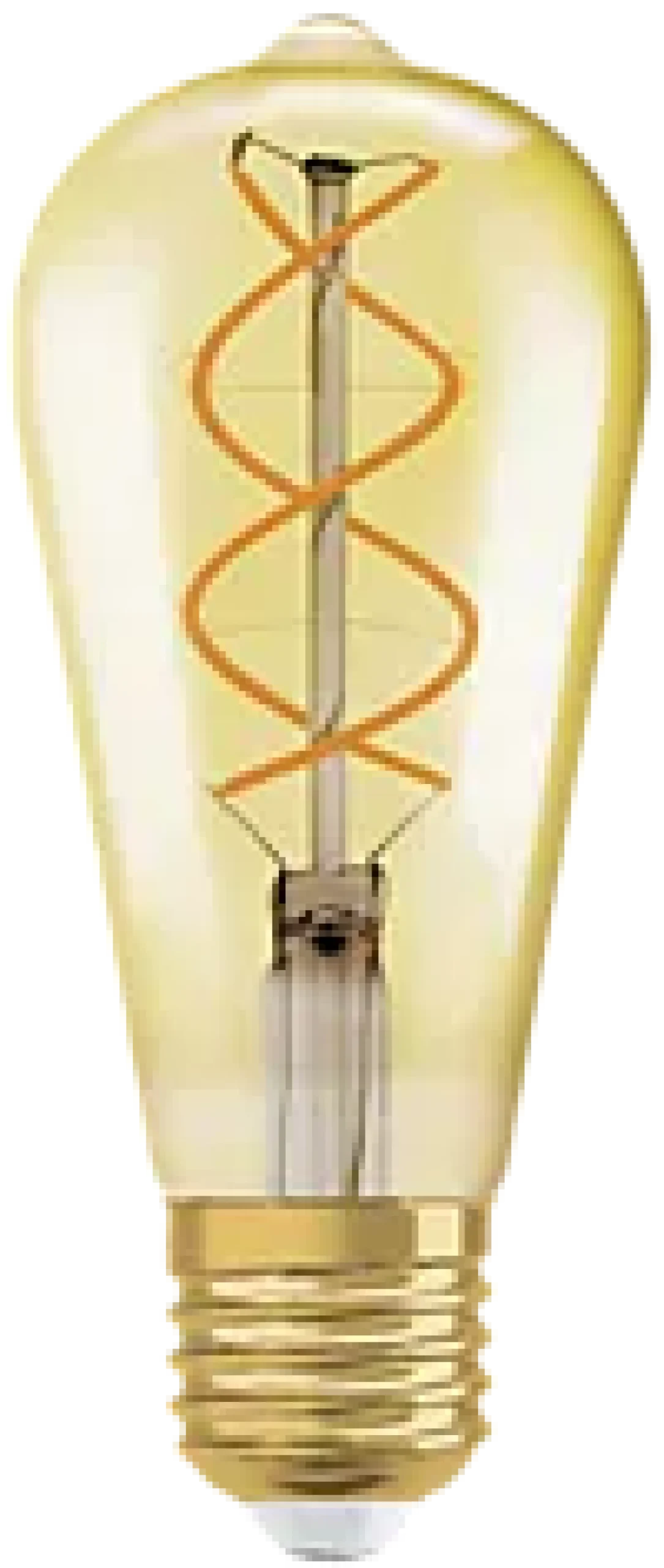 Led Dekorasjonspære E27 St64 28 300lm Gold Dim Varmere Lys