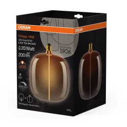 Led Dekorasjonspære O187 20 200lm Tea Brown Dimbar Varmhvit