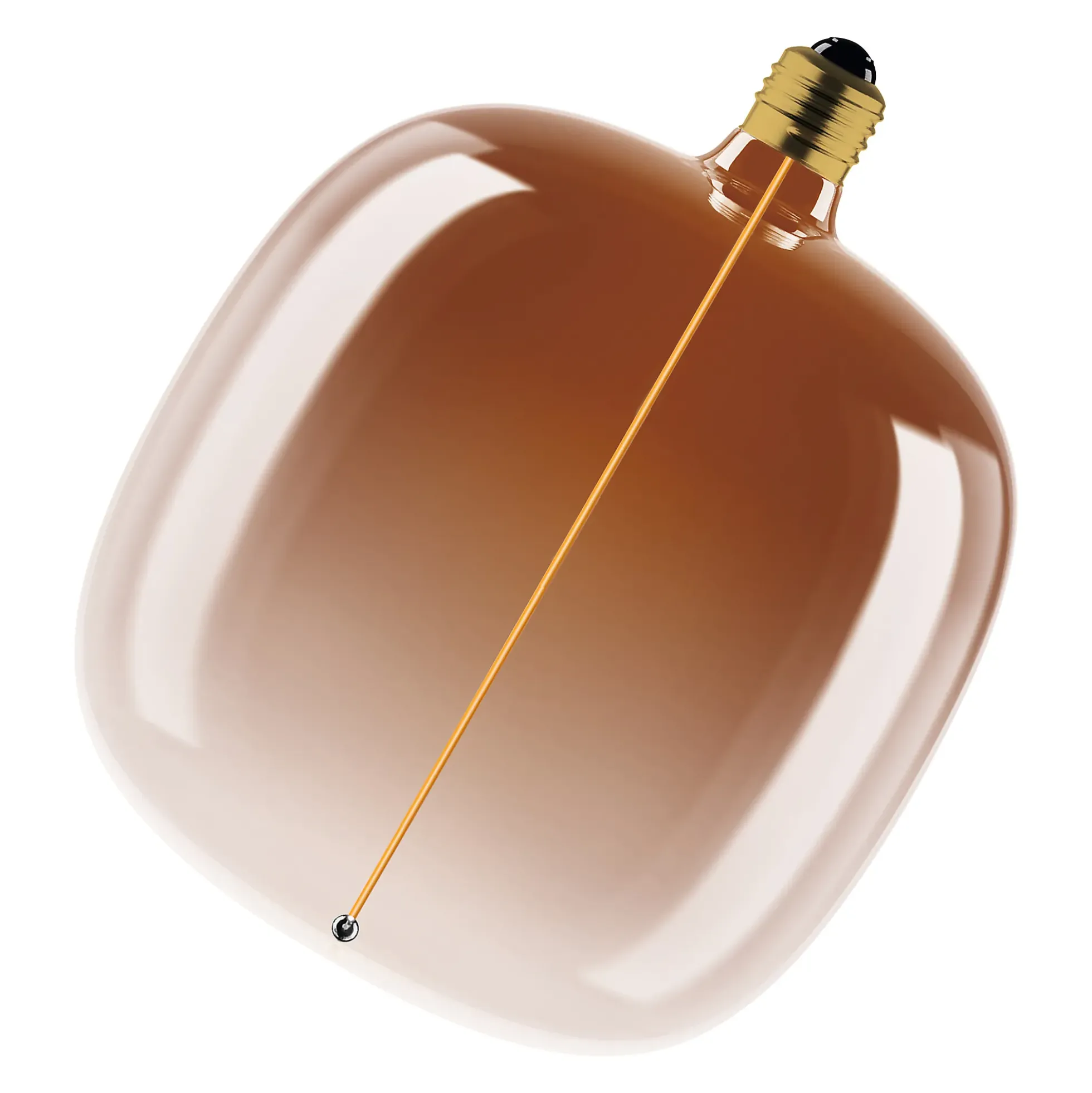 Led Dekorasjonspære O187 20 200lm Tea Brown Dimbar Varmhvit