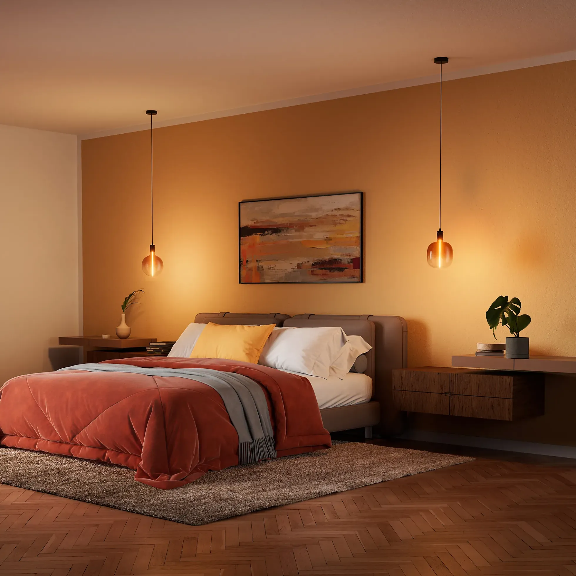 Led Dekorasjonspære O187 20 200lm Tea Brown Dimbar Varmhvit
