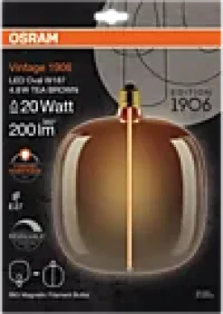 Led Dekorasjonspære O187 20 200lm Tea Brown Dimbar Varmhvit