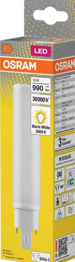 Led Dulux D/E 26 10w 830 Hf G24Q-3