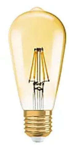 LED Edison 1906 55 gold 6,5W dim 2400K E27