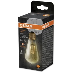 LED Edison 1906 22 gold 2,5W 2400K E27