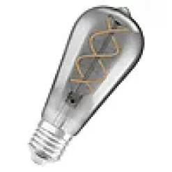 LED Edison 15 fil smoke glass 1800K E27