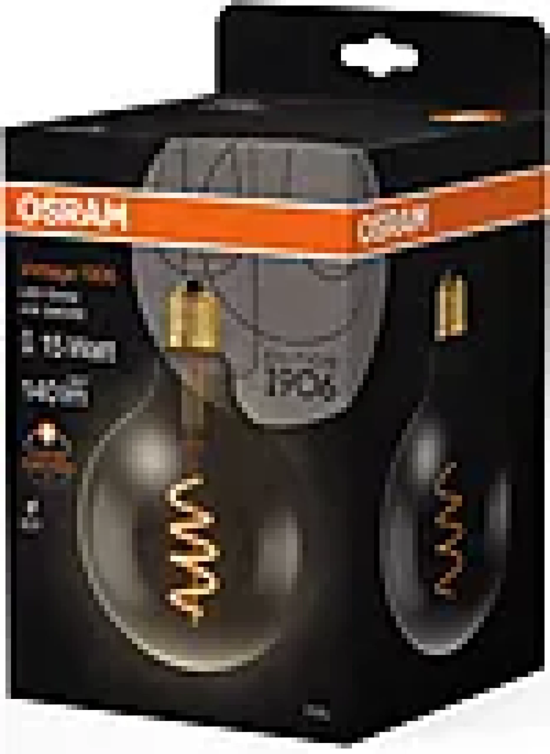 LED Globe G125 15 fil smoke spiral glass 1800K E27