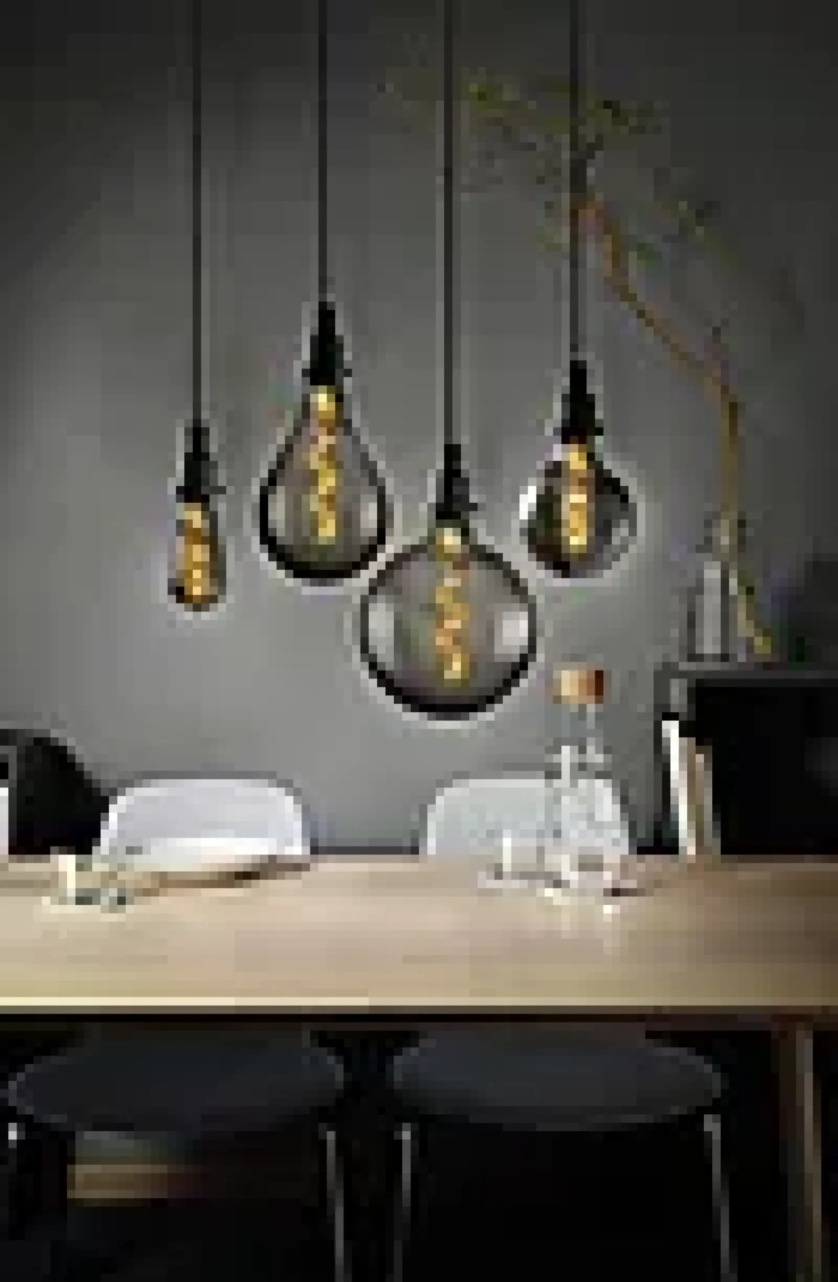 LED Globe G125 15 fil smoke spiral glass 1800K E27