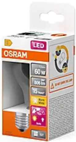LED lyspære Classic A60 7,3W 2700K daylight sensor klar E27