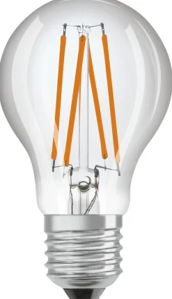 LED lyspære Classic A40 4,9W 2700K daylight sensor klar E27