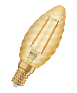 LED lyspære Classic BW 22 2,5W 827 gold E14