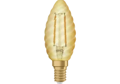 LED lyspære Classic BW 12 1,5W 824 gold E14