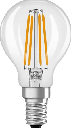 Led Lyspære E14 Classic P40 470lm klar Dimbar Varmhvit
