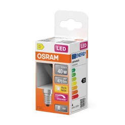 Led Lyspære E14 Classic P40 470lm klar Dimbar Varmhvit
