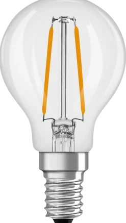 Led Lyspære E14 Classic P25 250lm klar Dimbar Varmhvit