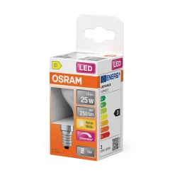 Led Lyspære E14 Classic P25 250lm matt Dimbar Varmhvit